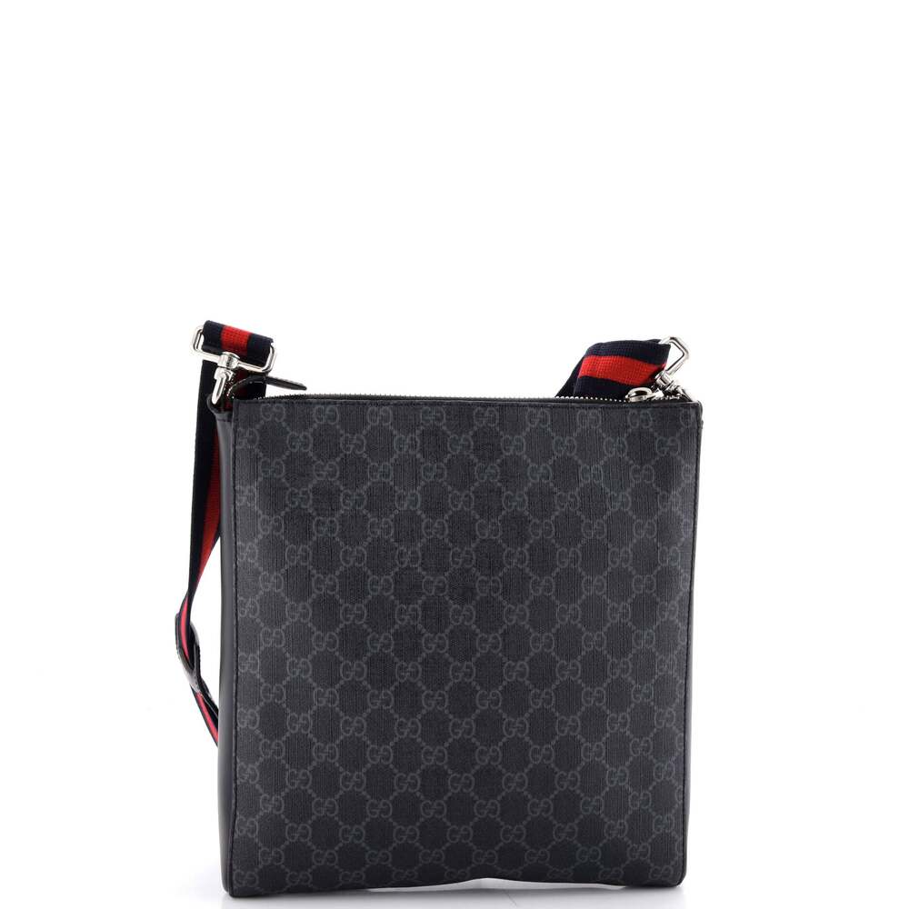 Gucci Web Strap Front Zip Messenger Bag #249378G10B - Picture 3 of 6